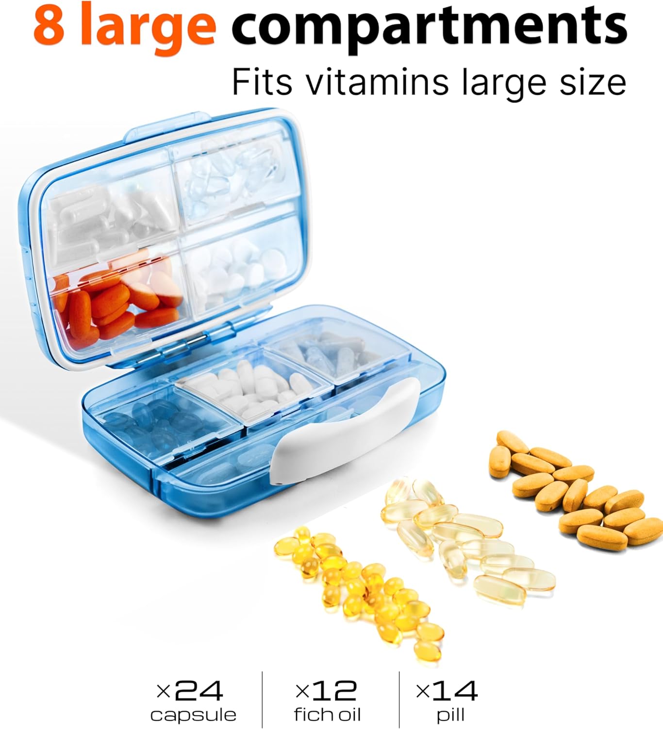 Travel Pill Organizer