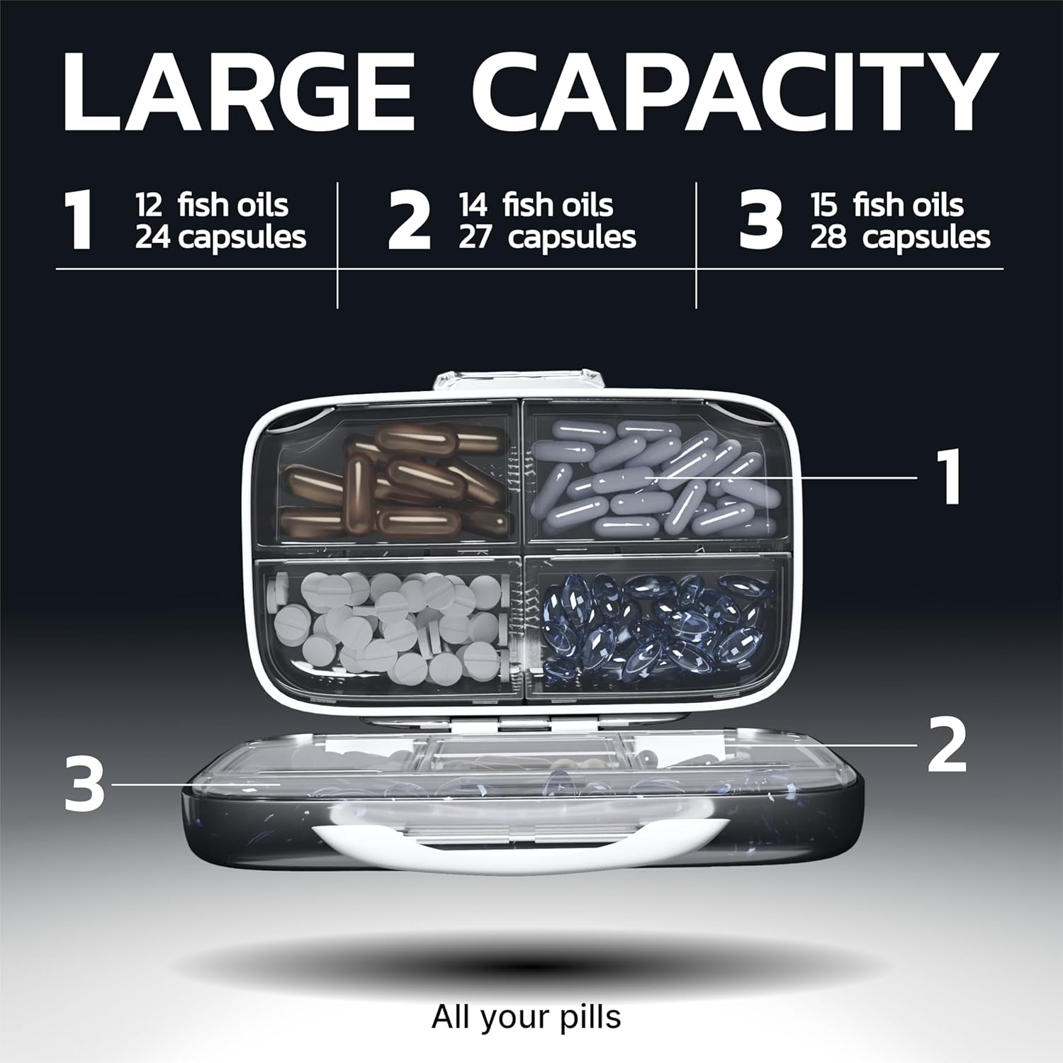 Travel Pill Organizer