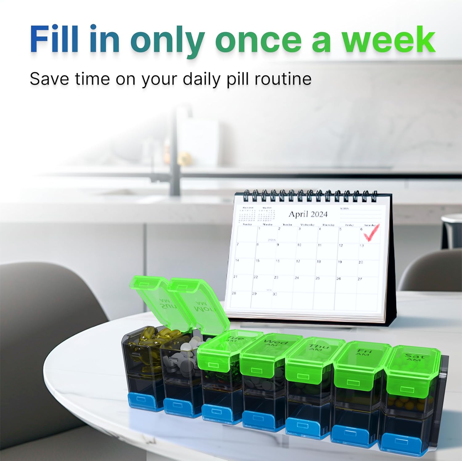 AM/PM Pill Organizer
