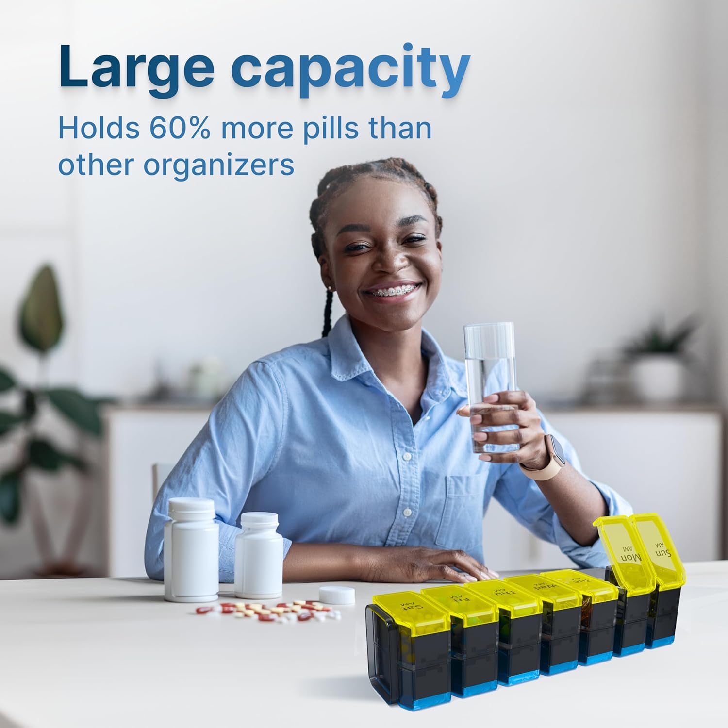 AM/PM Pill Organizer