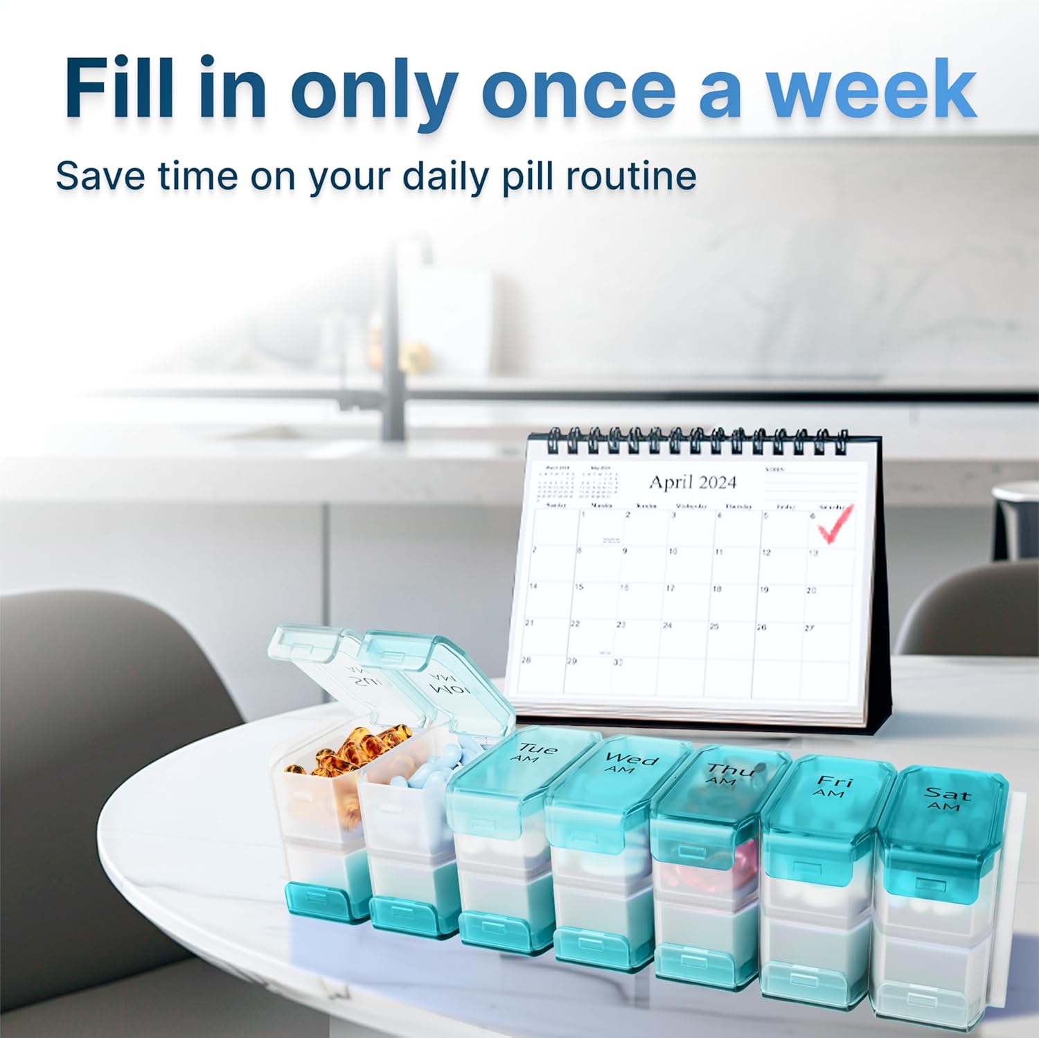 AM/PM Pill Organizer