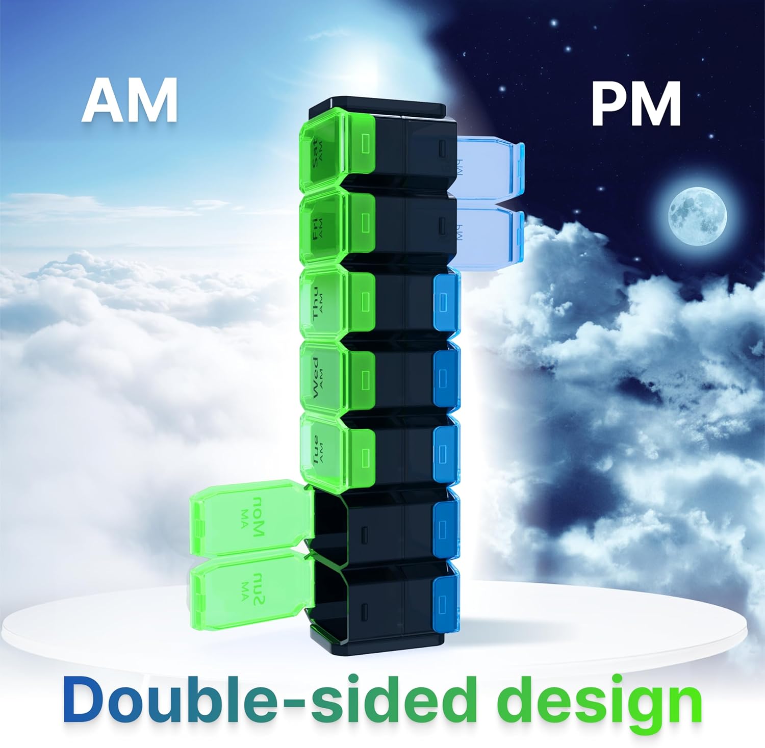 AM/PM Pill Organizer