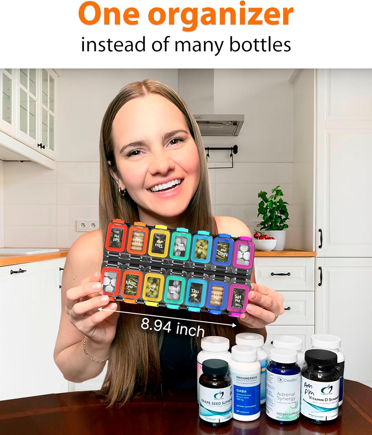 7-Day Pill Case AM PM