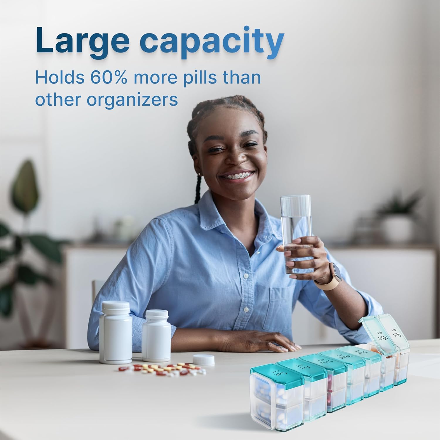 AM/PM Pill Organizer