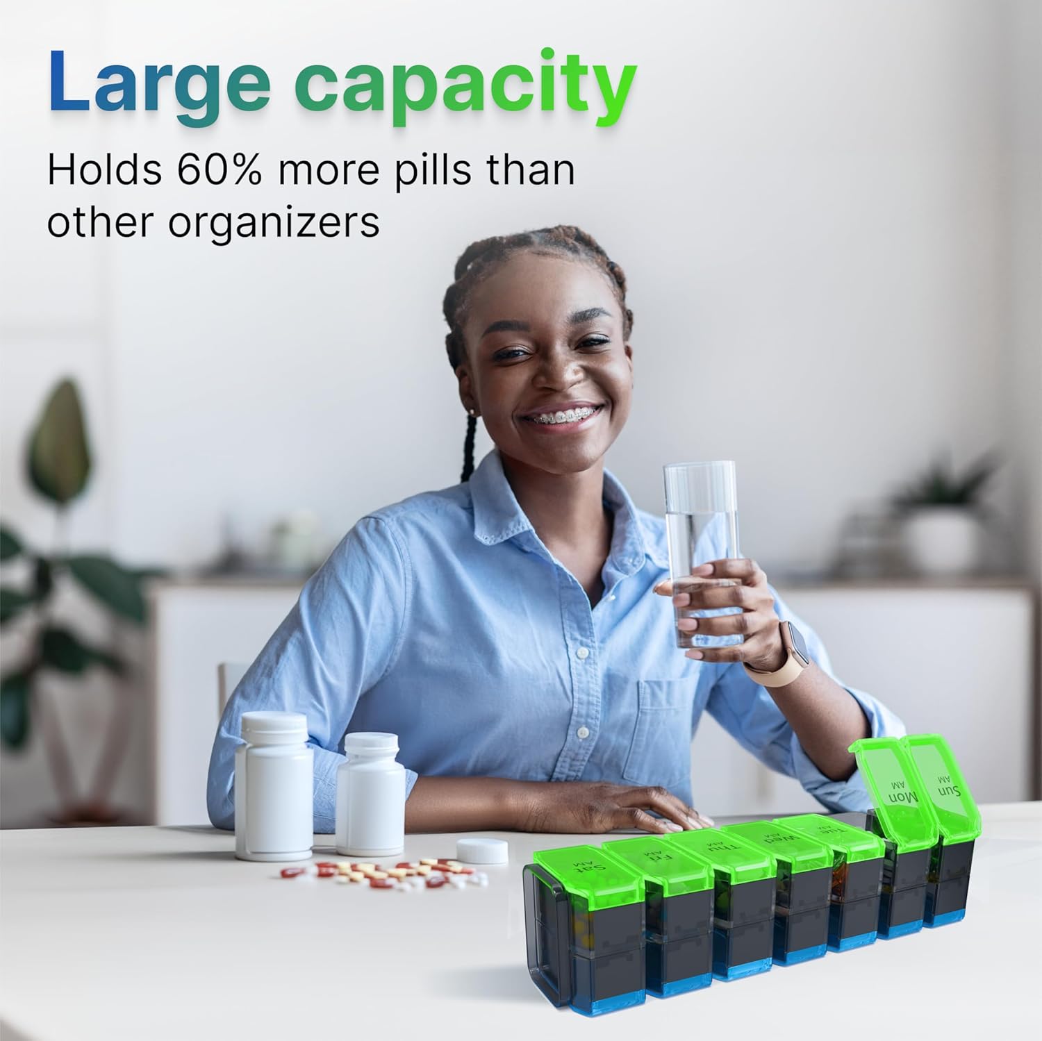 AM/PM Pill Organizer