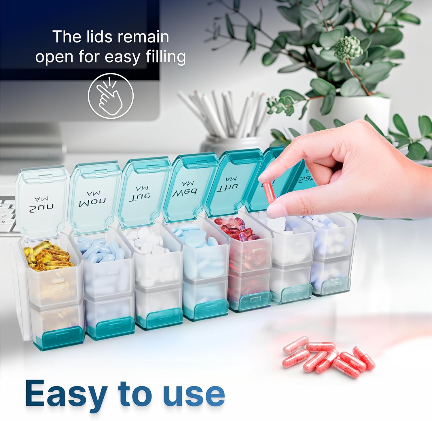 AM/PM Pill Organizer