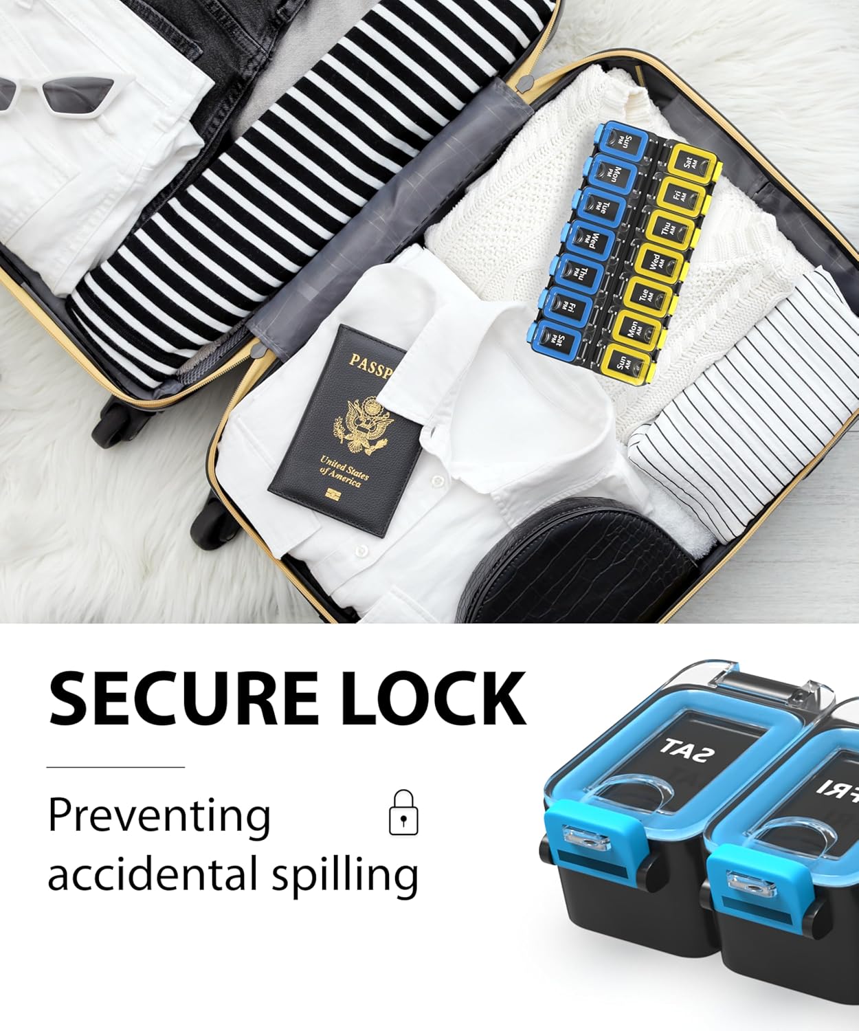 7-Day Pill Case AM PM