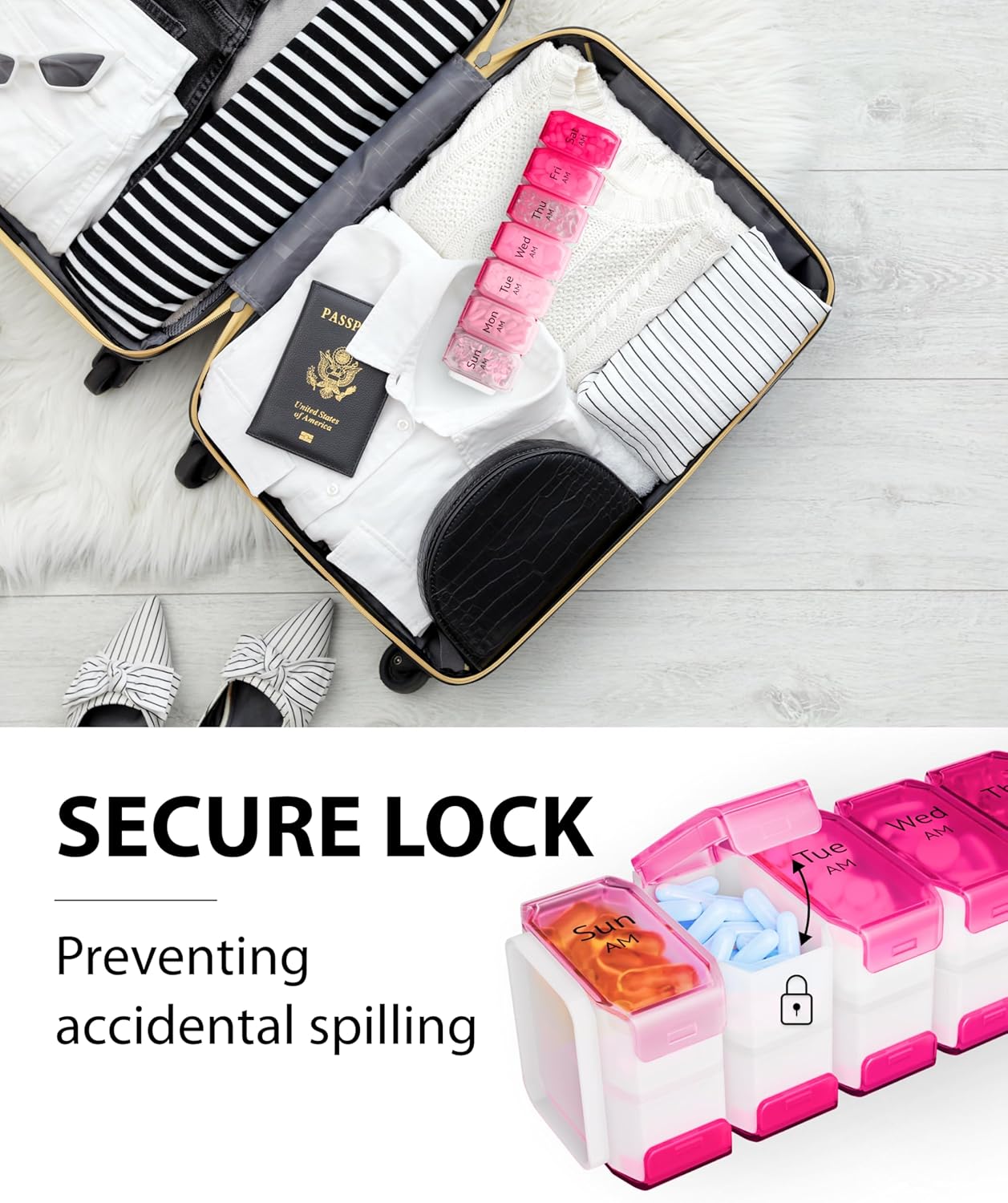 AM/PM Pill Organizer