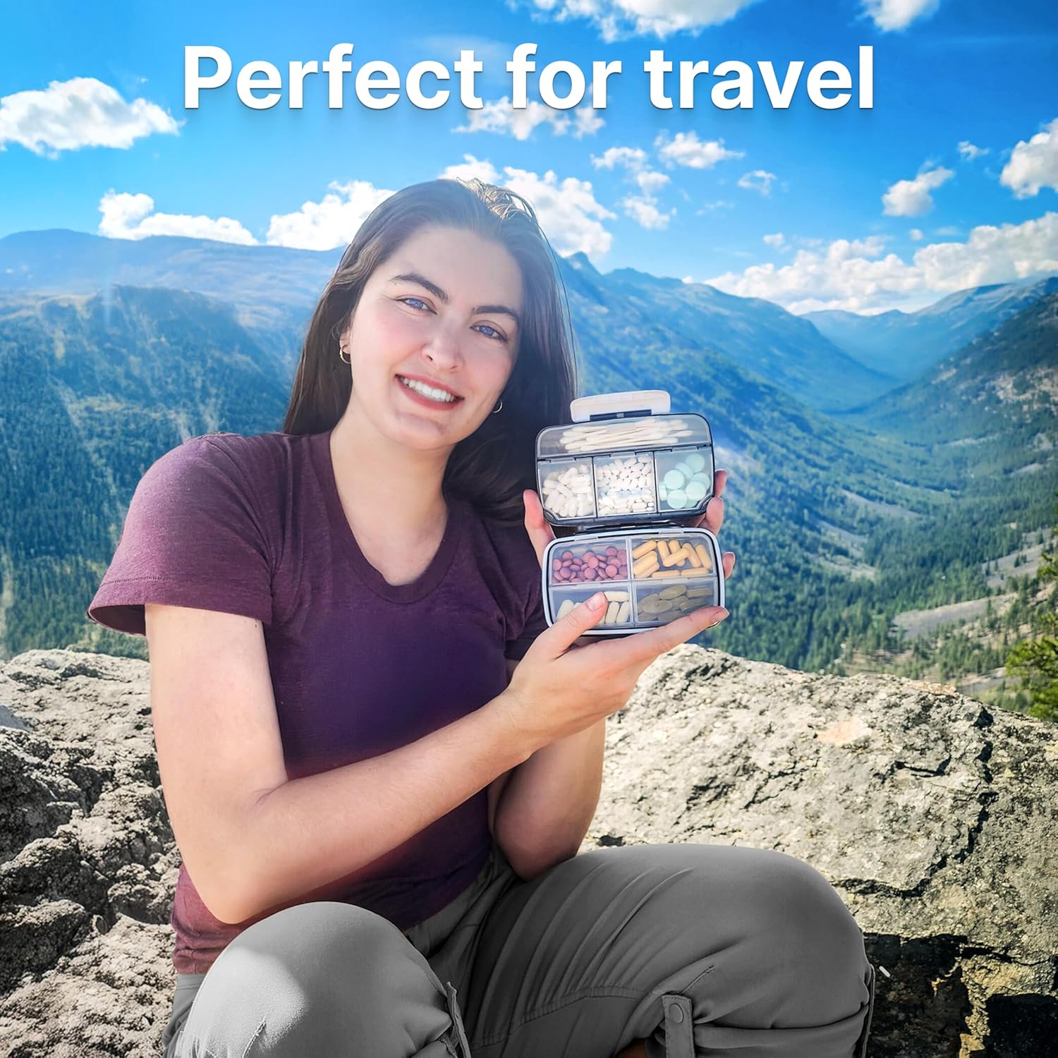 Travel Pill Organizer