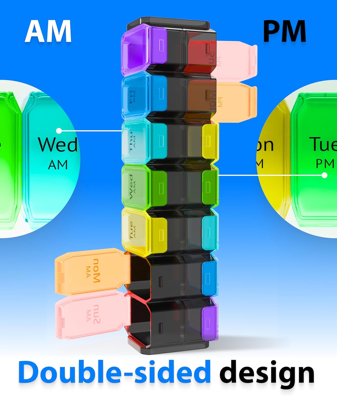 AM/PM Pill Organizer
