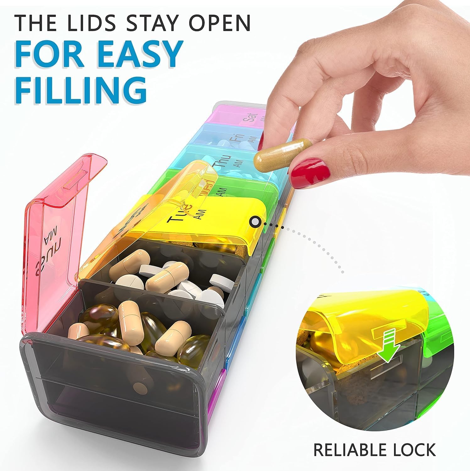Pill box 2 times a day