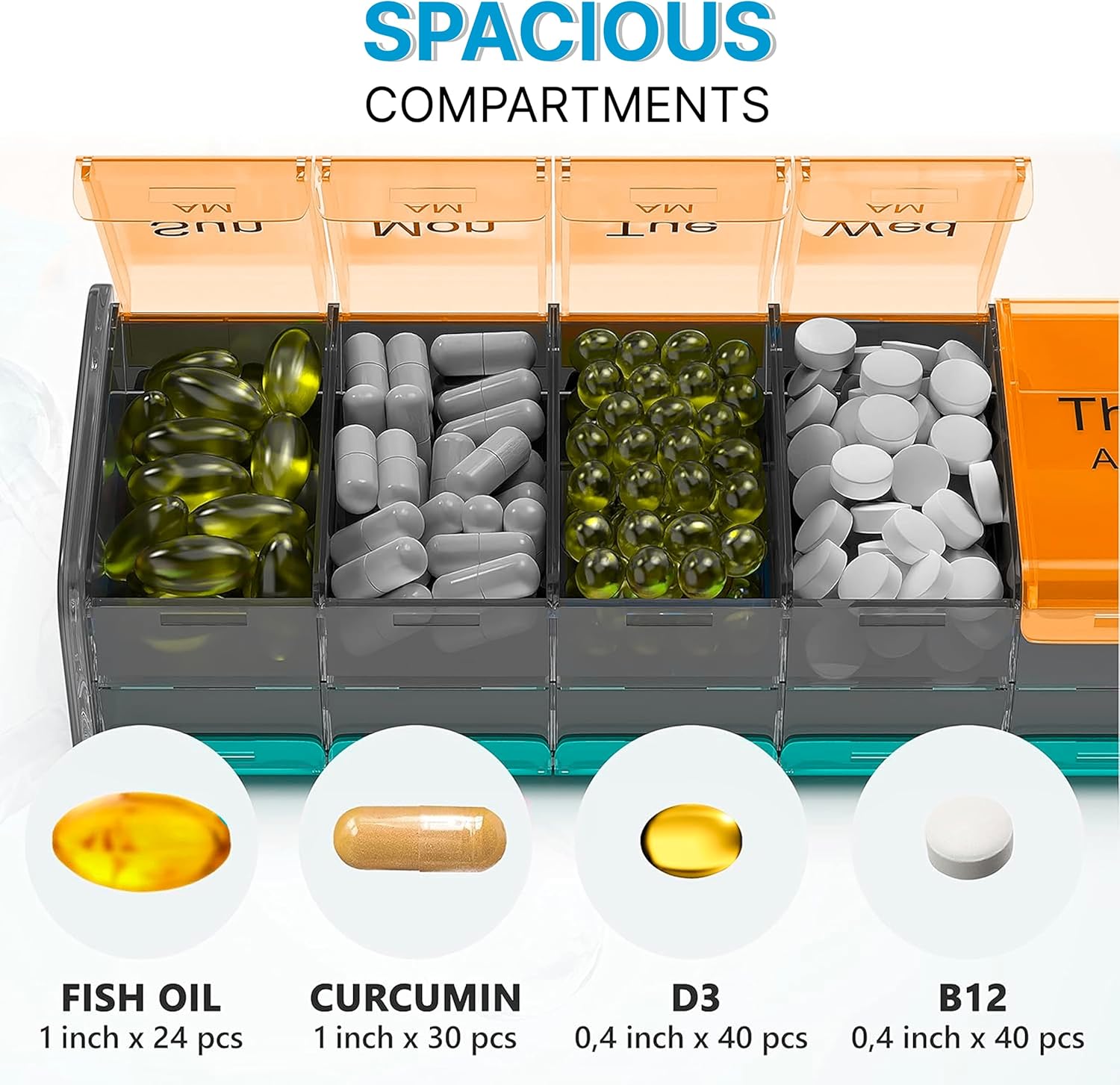 Pill box 2 times a day