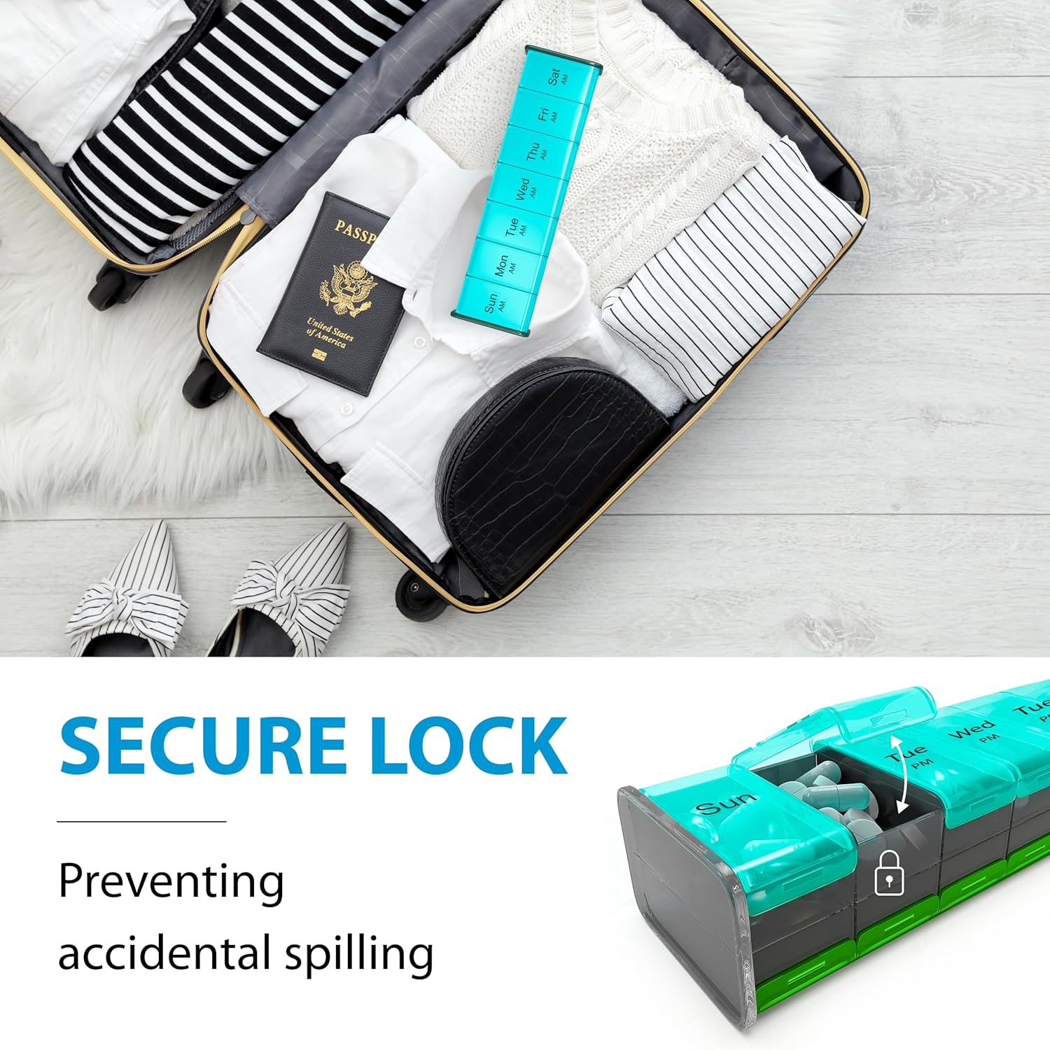 Pill box 2 times a day