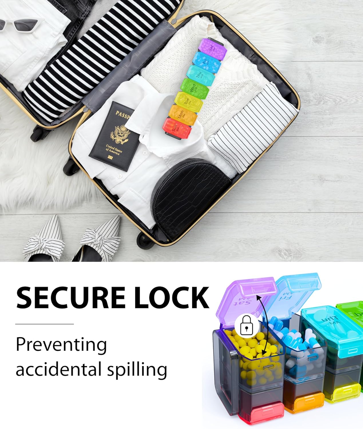 AM/PM Pill Organizer