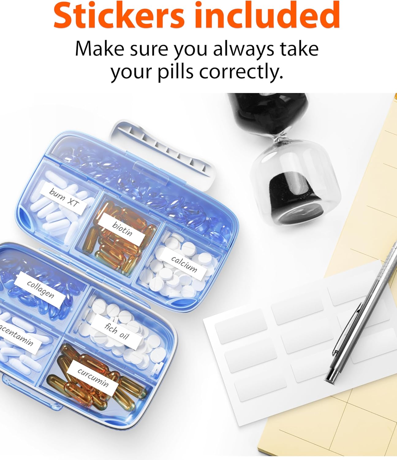 Travel Pill Organizer