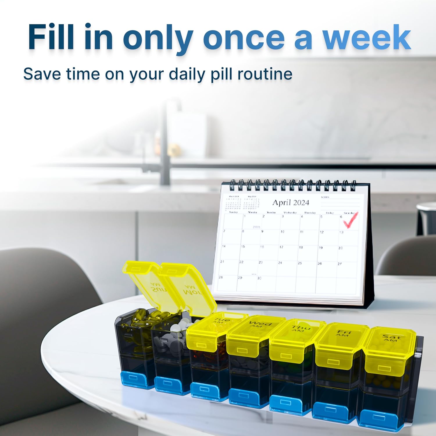 AM/PM Pill Organizer