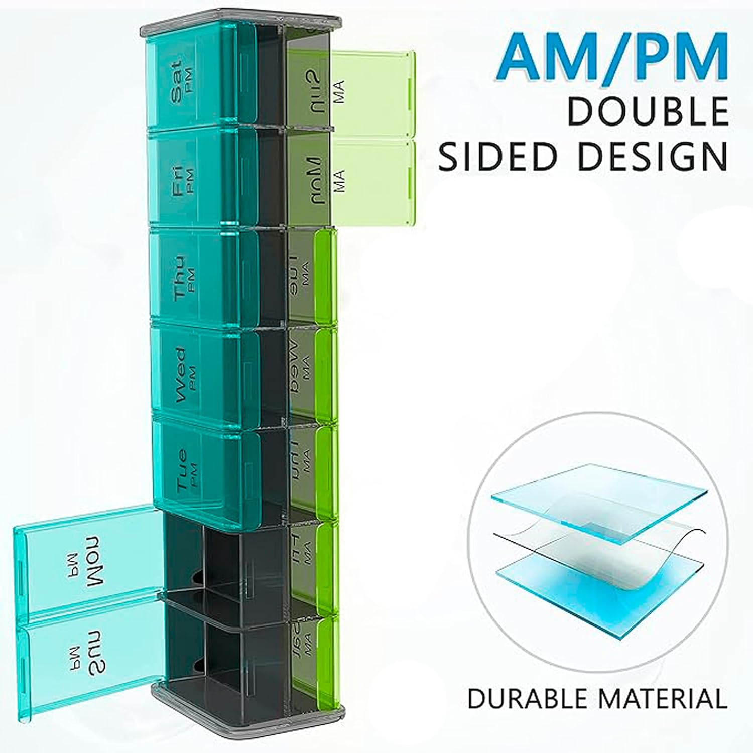 Pill box 2 times a day