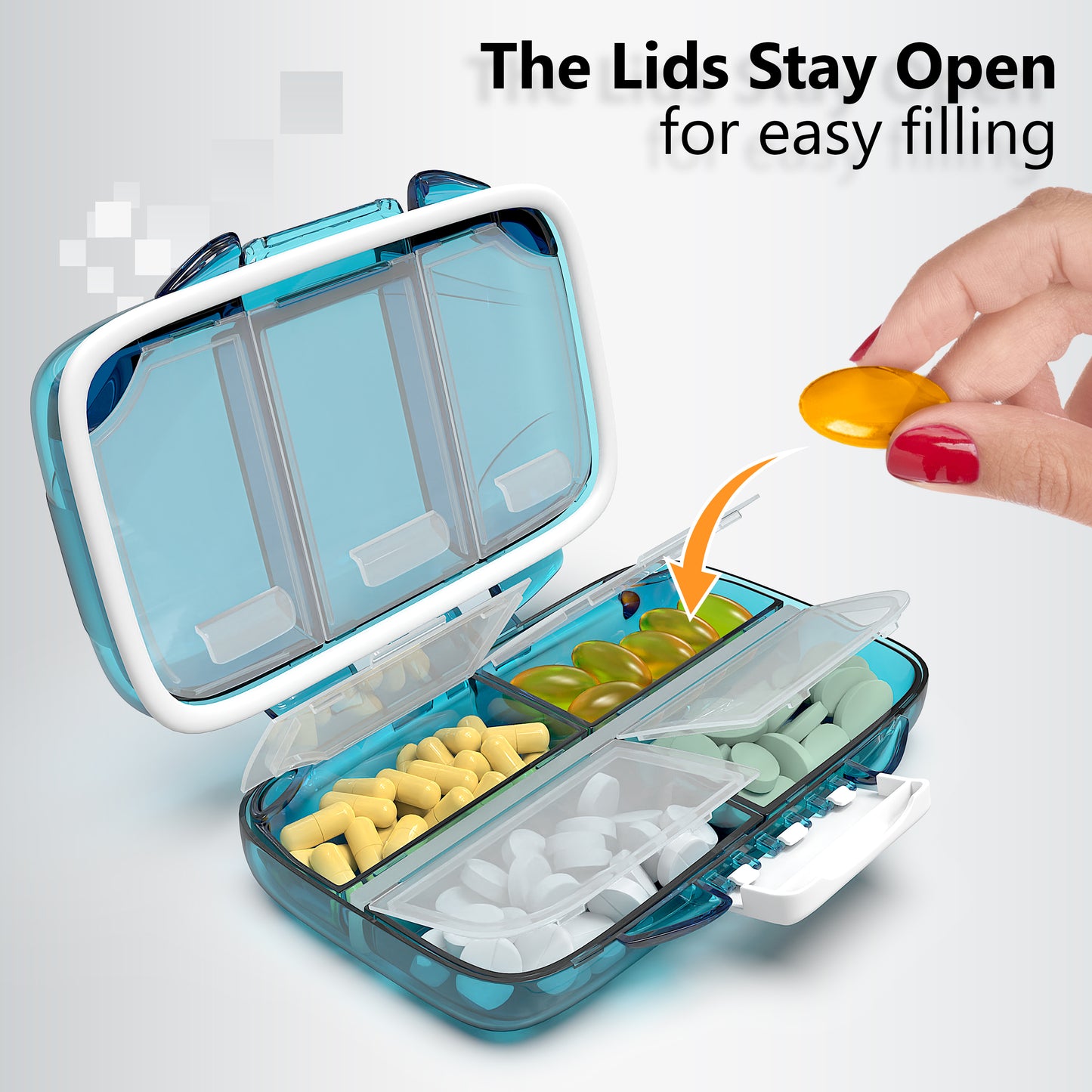 Travel Pill Organizer