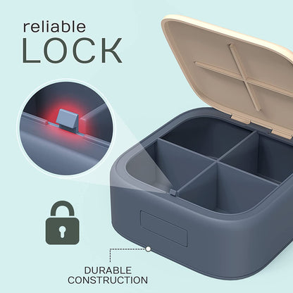 Small Pill Box- Push Open Design