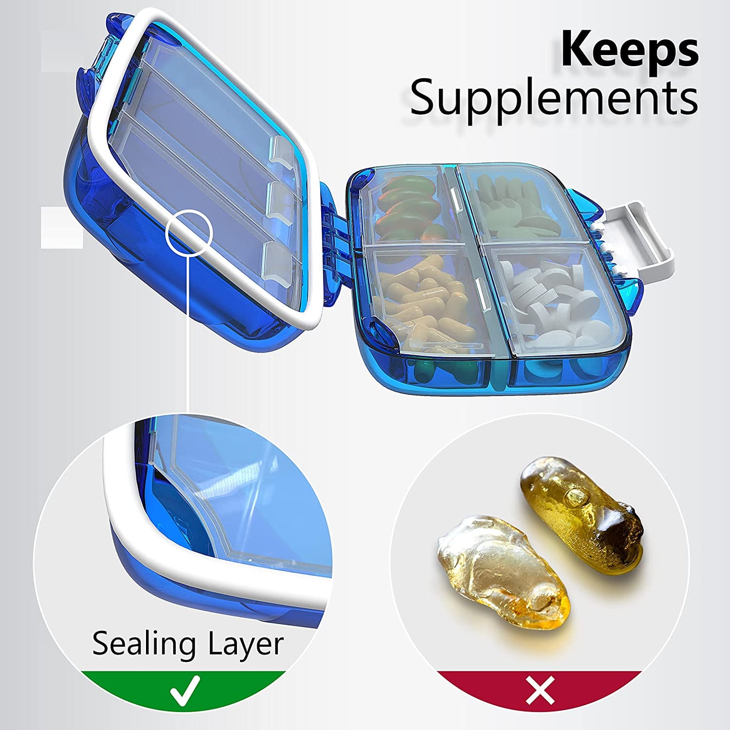 Travel Pill Container