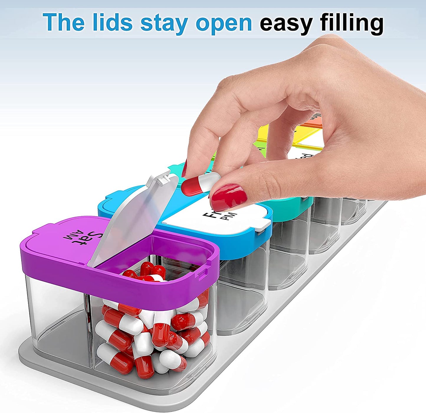 Extra Large Weekly Pill Organizer