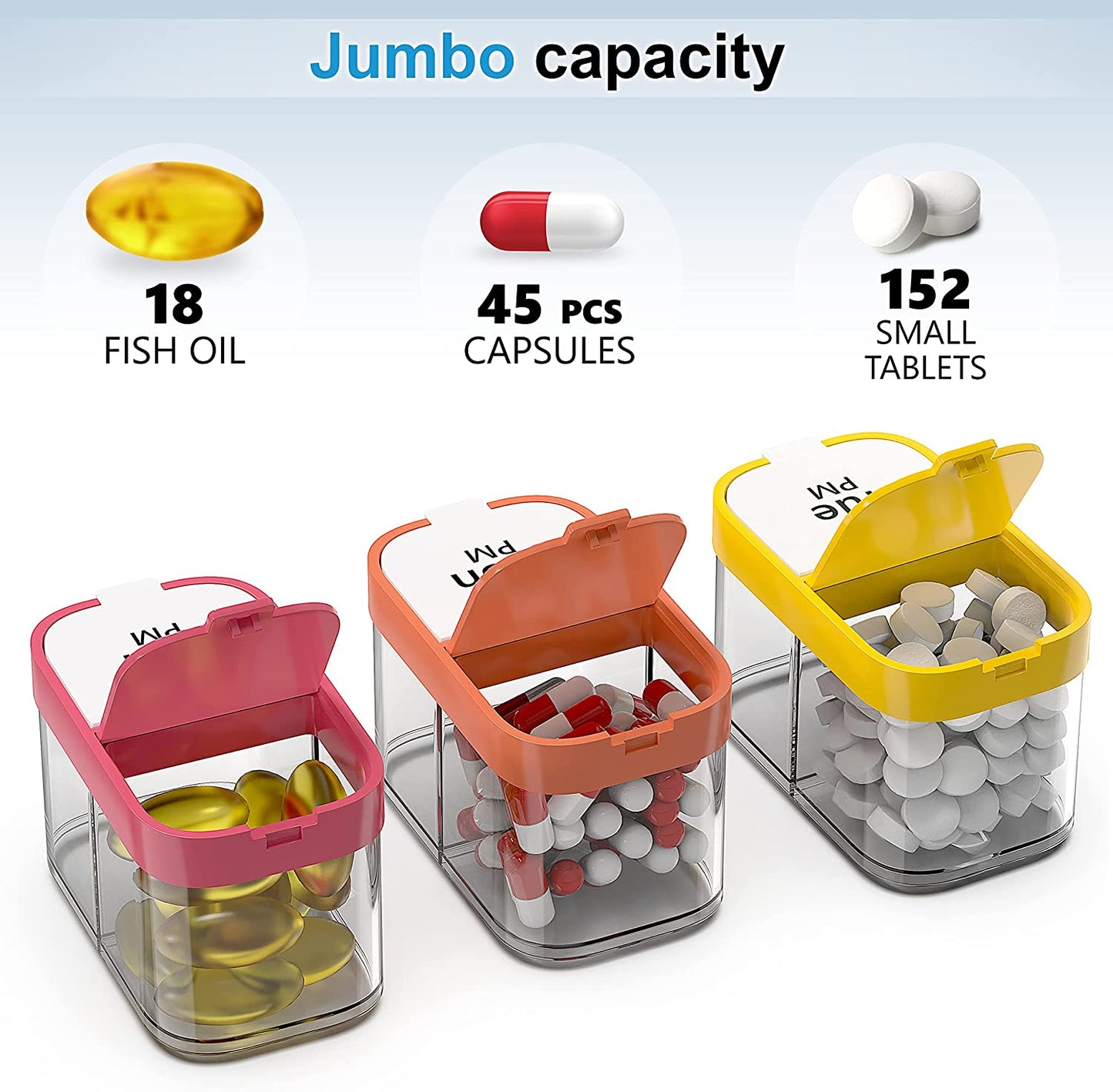Extra Large Weekly Pill Organizer